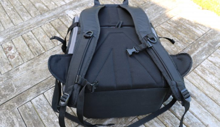 Even when fully loaded, we found this backpack was comfortable to carry, with no aches or pains