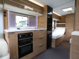 You're not short of space in the Adria Adora 612 DL Seine's elegantly styled kitchen, which has a separate oven and grill