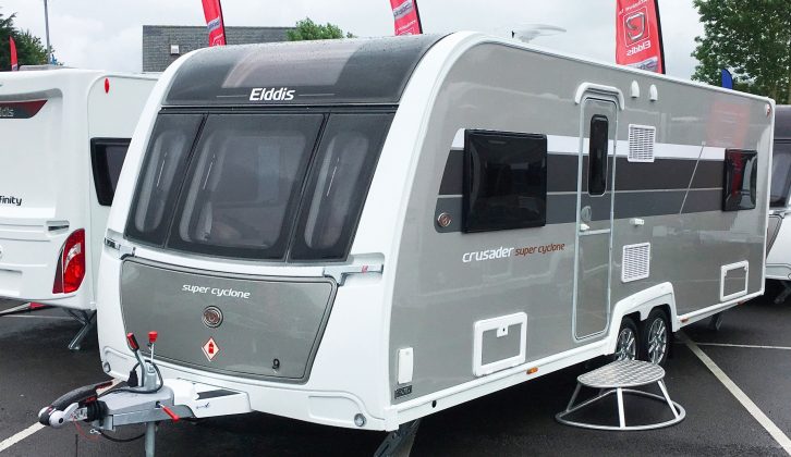 The 2018 version of the Elddis Crusader Supercyclone has an MTPLM of 1776kg and a 1617kg MiRO