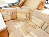 Check the stitching on the scatter cushions, but overall the soft furnishings on these used caravans are good