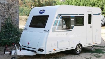 The new-for-2018 Caravelair Antarès 406 has an MTPLM of 1150kg