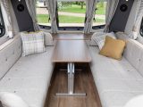Need more space? The freestanding table gives dining room for six – not bad for a two-berth, although the table is stored at the back of the van