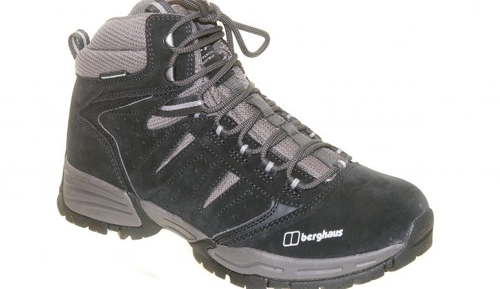 The Berghaus Expeditor AQ Trek is a women's boot with a high sewn-in tongue