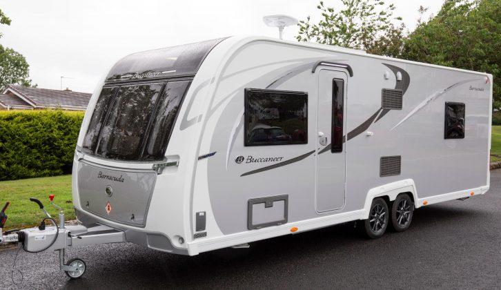 There are new graphics for the 2018-season range of Buccaneer caravans