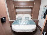 The Barracuda's width means the rear bedroom, with its 1.90m x 1.35m island bed, feels a generous size