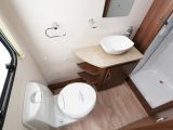 The Venus 570/4's full-width washroom at the rear doesn't have an electric-flush toilet