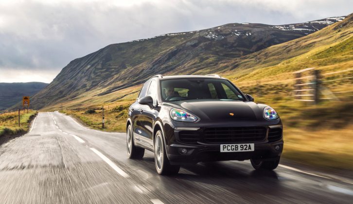 The diesel engines offer a balance of punch and frugality, as in the Porsche Cayenne Diesel S