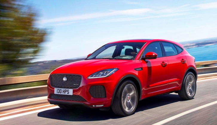 We're excited to find out what tow car talent the all-new Jaguar E-Pace offers caravanners