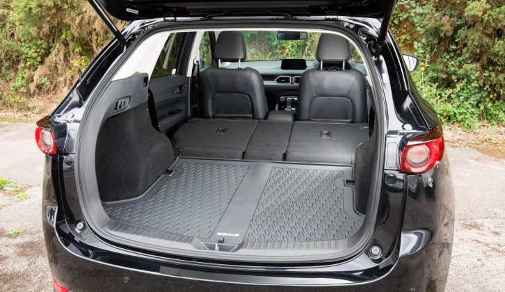 With the rear seats lowered, you have a loading depth of 171cm (95cm with them up)