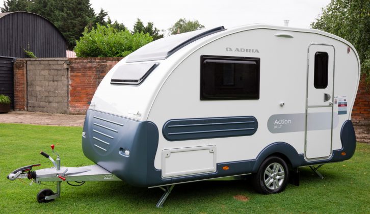 The Adria Action 361 LT should certainly stand out on site – and it has an MTPLM of just 1100kg