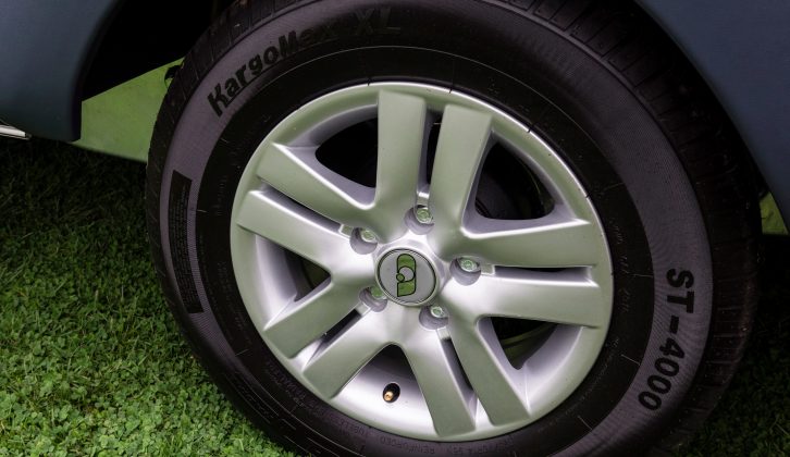 These smart alloy wheels complete the look