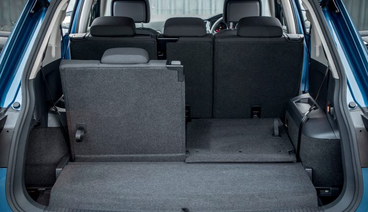 With seven seats in place you have a 230-litre boot, but with the third row folded away, you have a super 700-litre luggage capacity