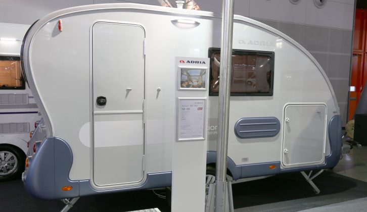 This is the Adria Action 391 PH, a variant that is not going to be available on the British market
