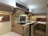 The Silver Evasion 430 LJ is a three-berth pop-top that's just 5.98m long