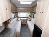 The Midi Heki helps flood this caravan's interior with light