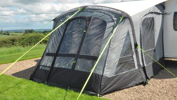This 29.5kg inflatable awning should be super-waterproof