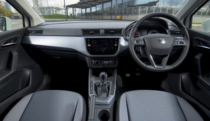 We like the design of the dashboard and space is good, but we're less keen on the hard plastics