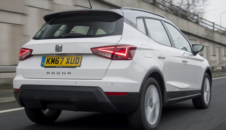 The new Seat Arona is one of the best small SUVs to drive – and we look forward to towing a caravan with one to see how it is as a tow car