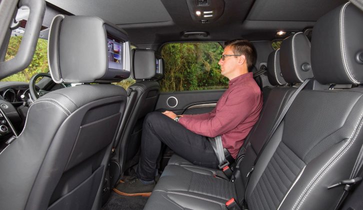 Tall adults will be happy behind tall front occupants – even seats six and seven are fine for adults