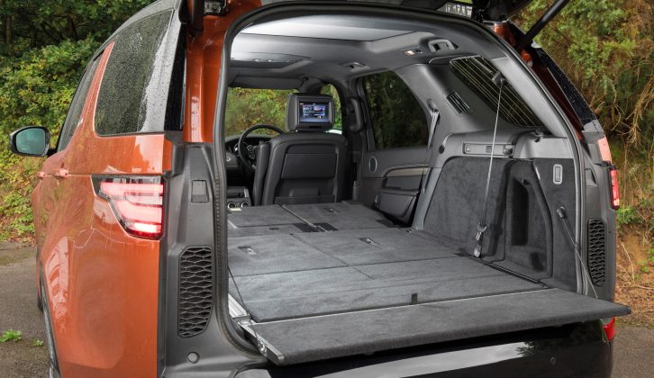 Drop the seats in rows two and three to reveal this massive, 196cm-deep boot