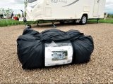 The 79cm x 42cm pack size and 21kg weight of this caravan awning make it easy to handle and set up