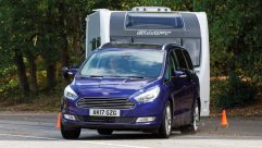 The four-wheel-drive Ford Galaxy on test has an 1841kg kerbweight