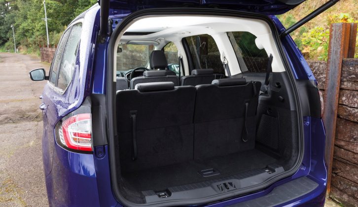 With all seven seats in place you have a 300-litre boot