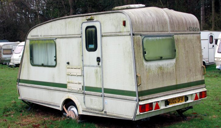 Algae, leaf rot and bird droppings can make a caravan exterior look very unsightly