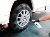 Autoglym’s Instant Tyre Dressing gives your van the wow factor – other brands offer similar products