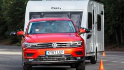 The VW Tiguan has a kerbweight of 1645-1862kg, giving an 85% matching figure that starts at 1398kg