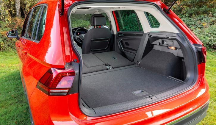 The 615-1655-litre boot is good, although bettered by the Škoda Kodiaq – with the rear seats lowered you have a 164cm-deep loading space