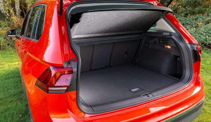 The shape of the Tiguan's boot is good, too – here you have an 86cm-deep space