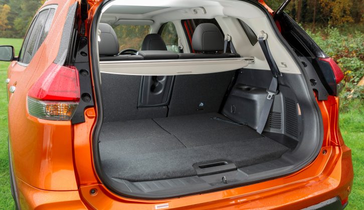 With the third row of seats flattened, you have a 90cm-deep boot