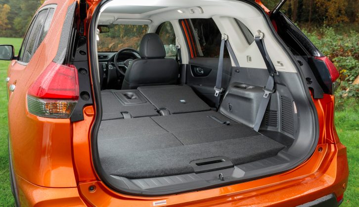 The Nissan X-Trail's maximum boot capacity is 1996 litres