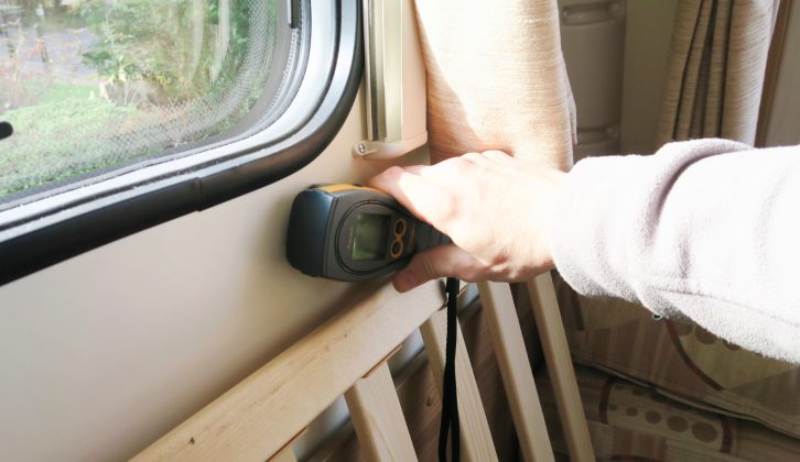 Damp checks are an important part of caravan servicing