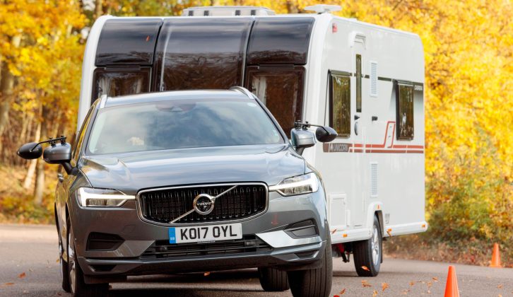 We're driving the entry-level D4 diesel in Momentum specification to see what tow car ability this Volvo XC60 has