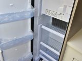 This 146-litre slim Dometic fridge is an option – a 70-litre model is standard