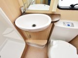 As you can see, the good-sized washroom in this van has a separate shower cubicle – this example was in great condition