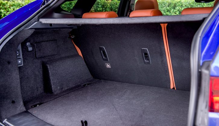 The split/folding rear seats mean the 577-litre boot can become a 1234-litre space