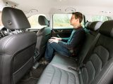 There's lots of headroom and legroom in the middle row of the Škoda Kodiaq, but the third row might be cramped