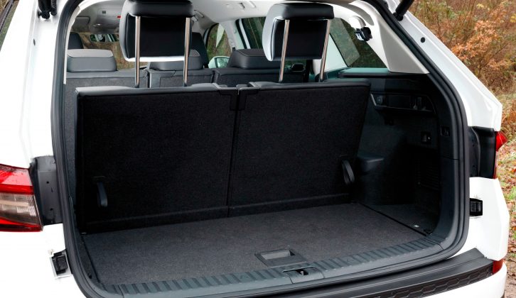 With all seven seats in place you have a 270-litre boot