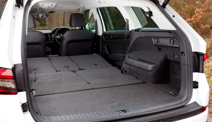 Lower both rows of seats and you have a 2005-litre boot that is 192cm deep