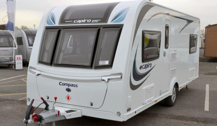 The 2018 Compass Capiro 574 has a payload of 151kg and a 1477kg MTPLM