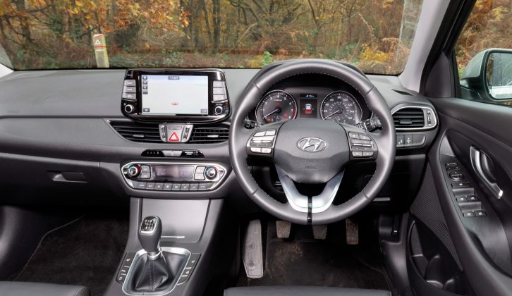 You get a lot of kit for your money, including Bluetooth connectivity, a touchscreen sat-nav system and keyless entry
