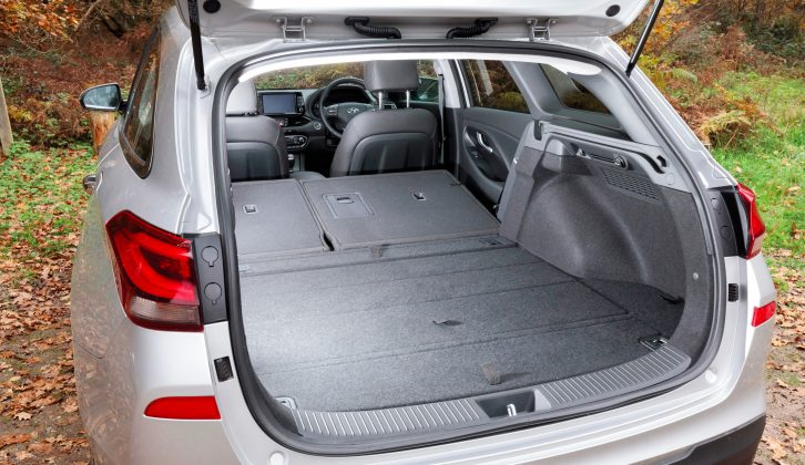 Fold the rear seats down and you have a 1650-litre boot with a loading depth of 164cm