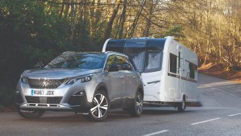 We achieved close to 30mpg while towing with the front- wheel-drive Peugeot 5008