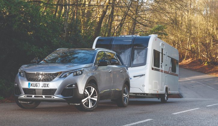 We achieved close to 30mpg while towing with the front- wheel-drive Peugeot 5008