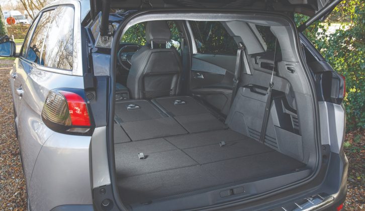Boot space is massive with the rear seats folded