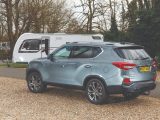 A high kerbweight means you’ll be able to tow a wide range of twin-axle caravans with the SsangYong