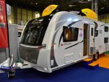 The Elddis Osprey 866 dealer special edition has unique decals down its GRP sides